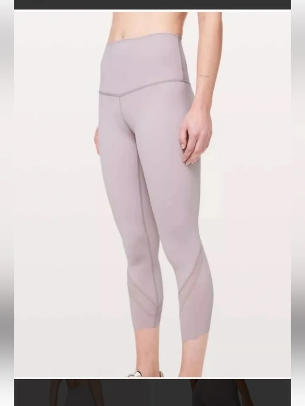 Lululemon wunder under high rise crop leggings